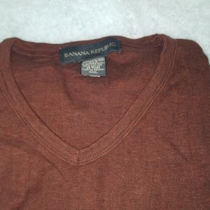 Mens Banana Republic Short Sleeve Sweater
